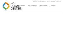 Tablet Screenshot of ncruralcenter.org